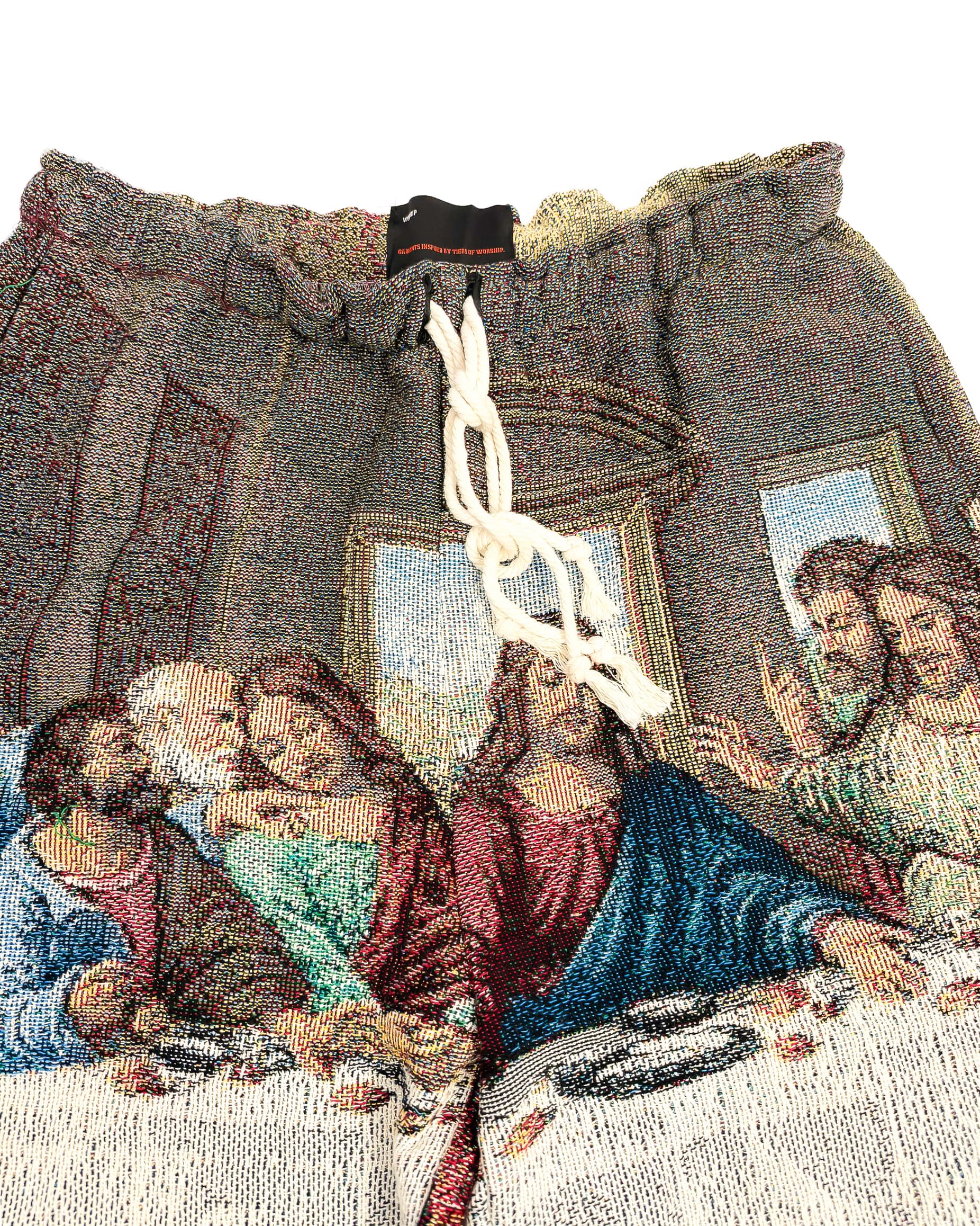 Worship Last Dinner Tapestry Short