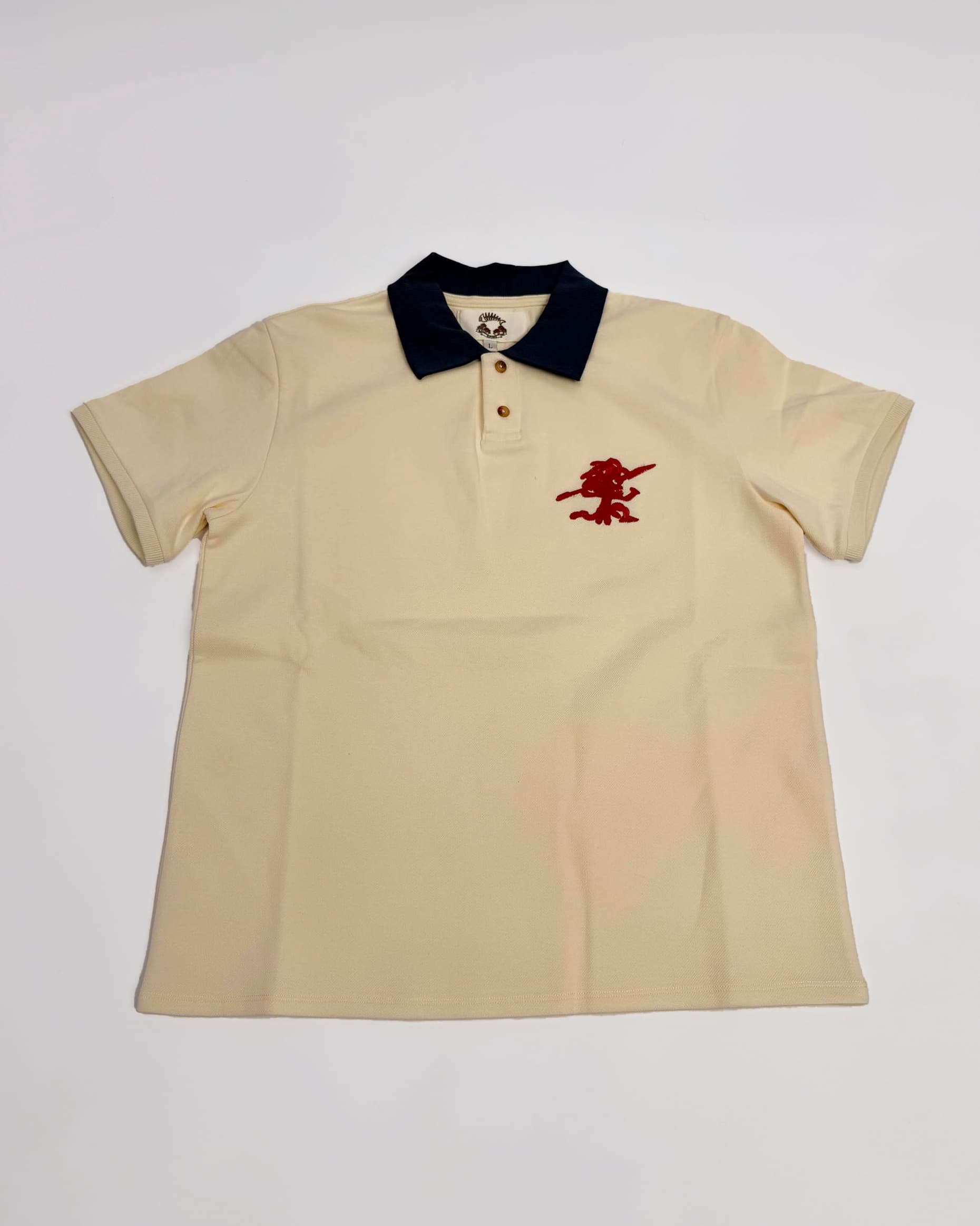 Running man polo shirt