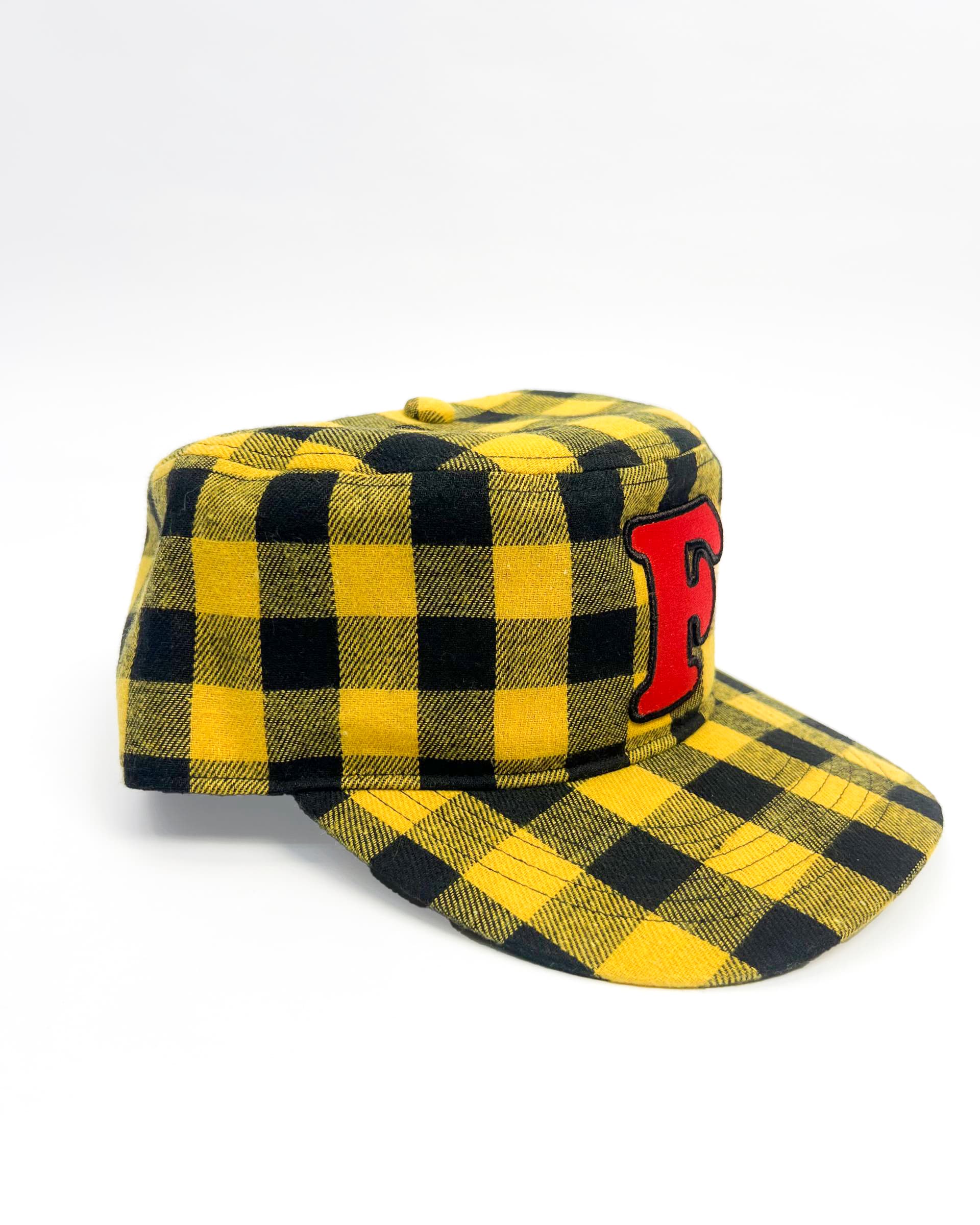 Itsfatswag yellow Plaid Cap