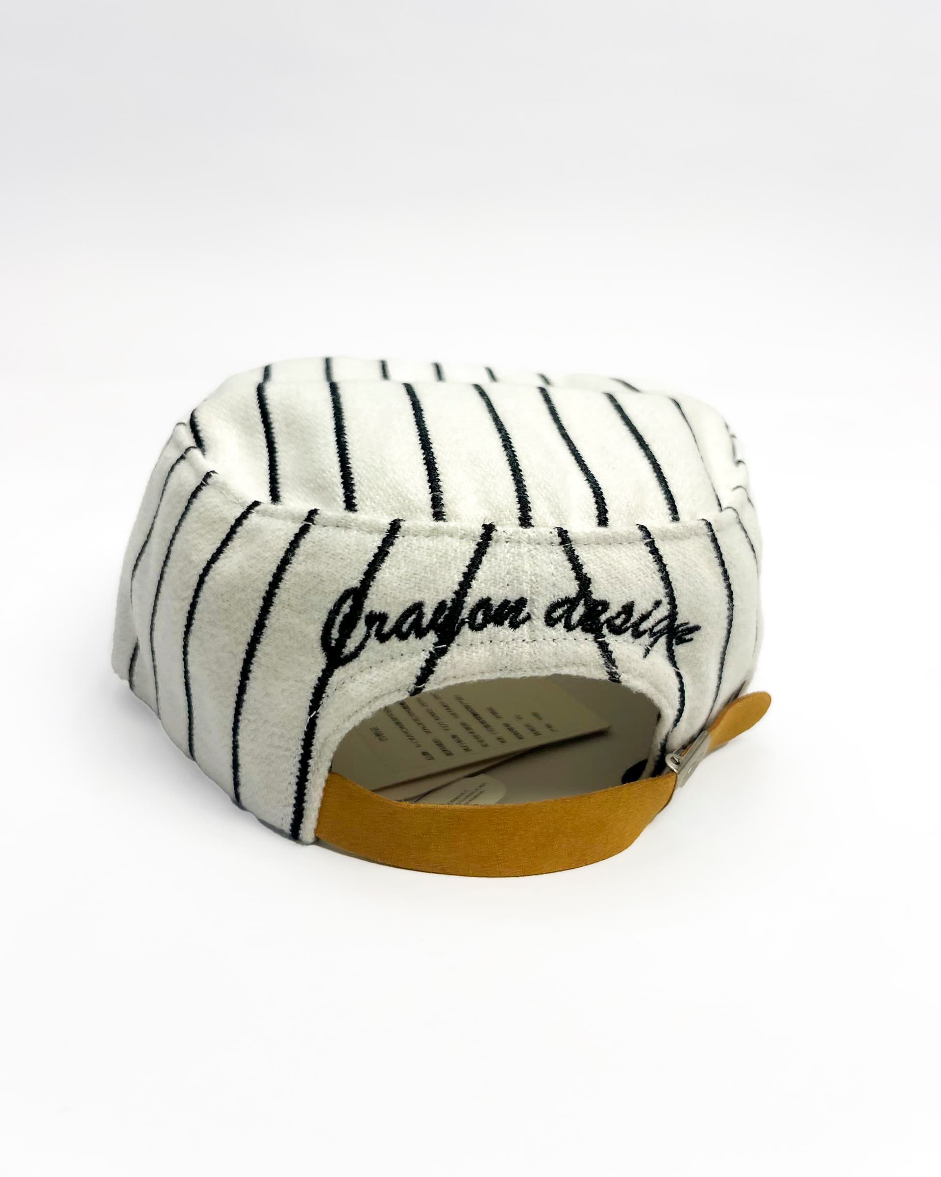 Flat brimmed baseball cap