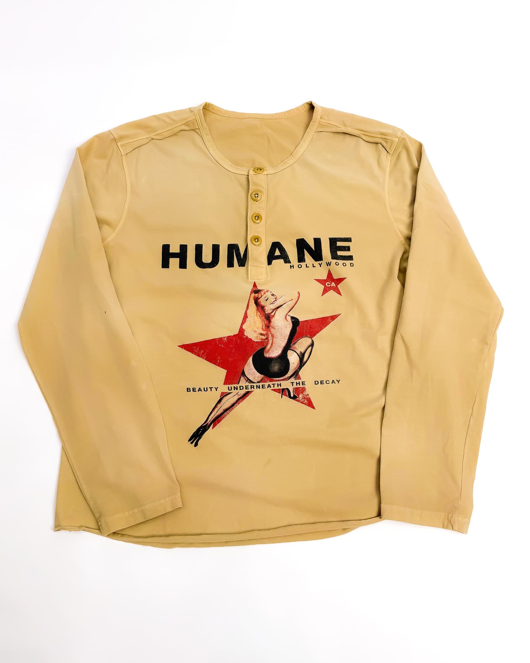 Humane Co Pin Up Girl Henley T