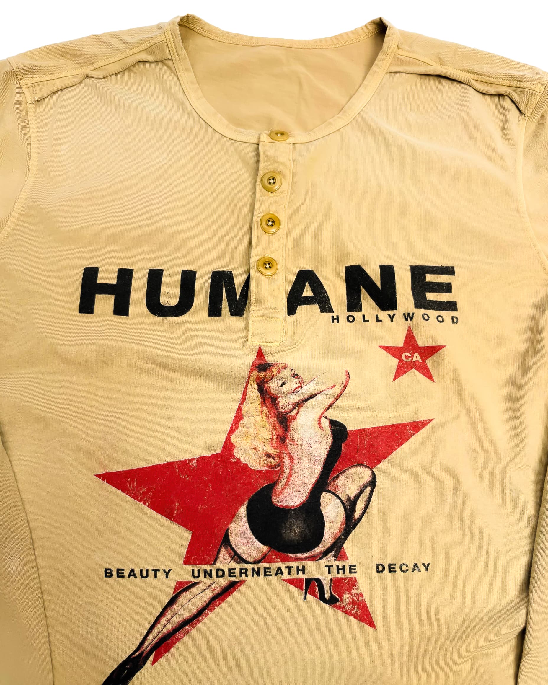 Humane Co Pin Up Girl Henley T