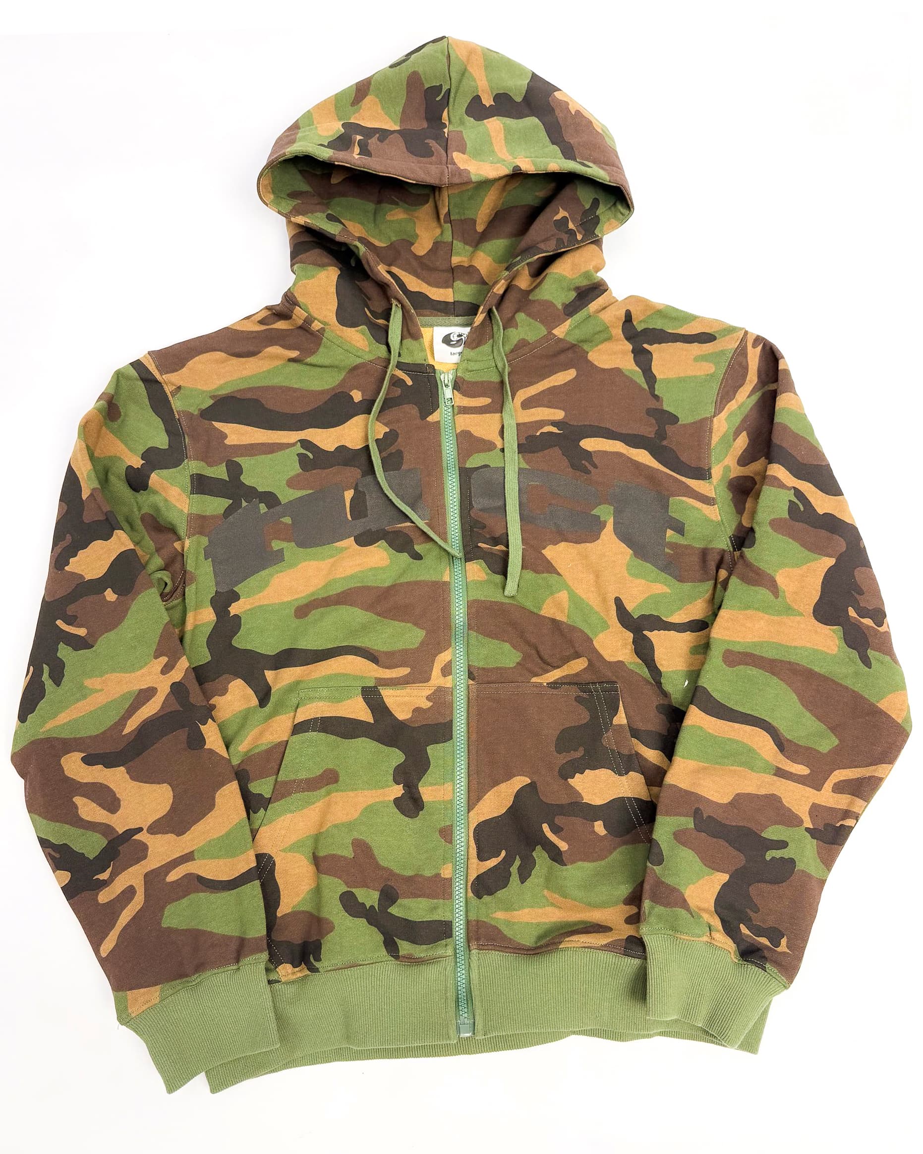 Esenes camo zip up hoodie