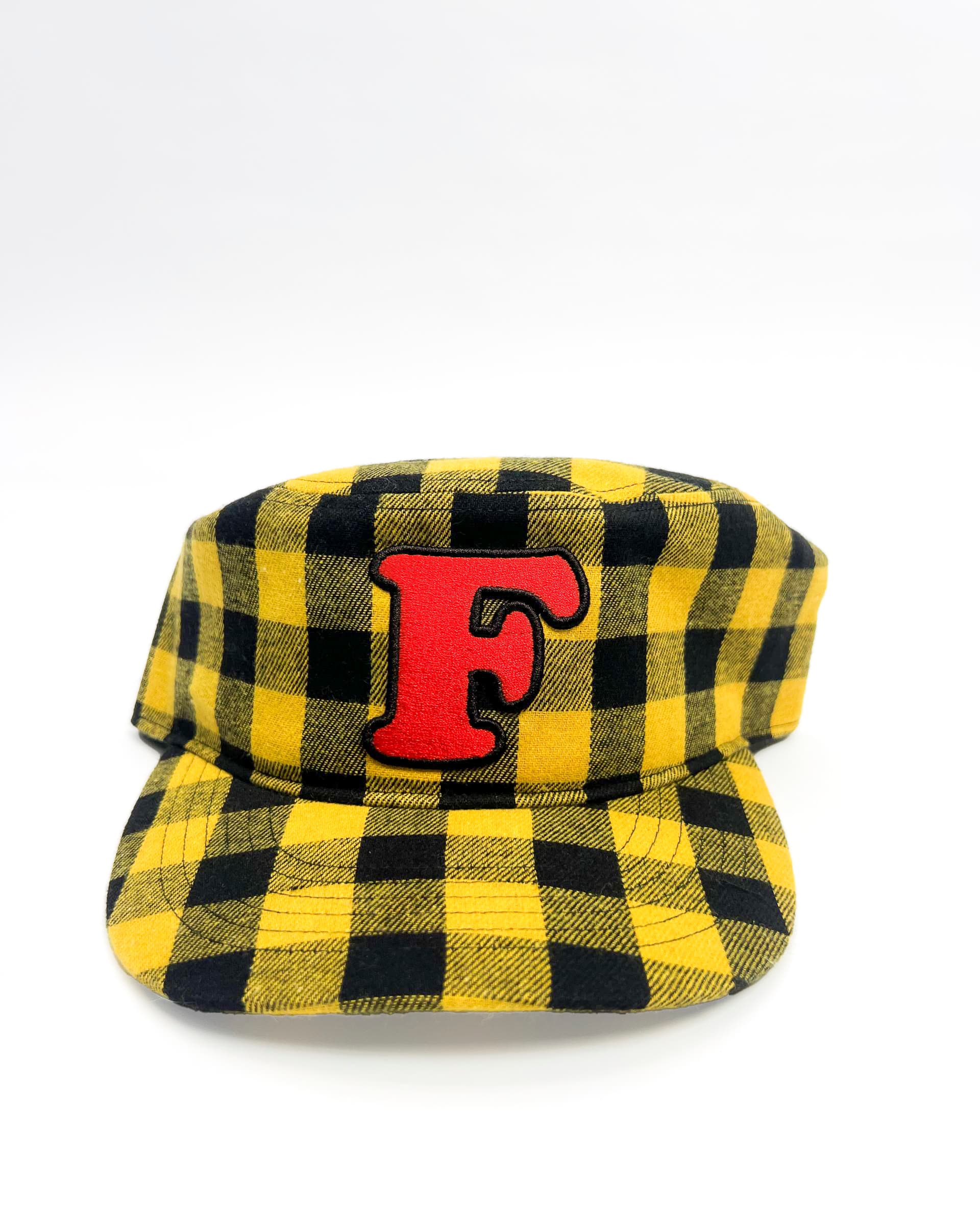 Itsfatswag yellow Plaid Cap