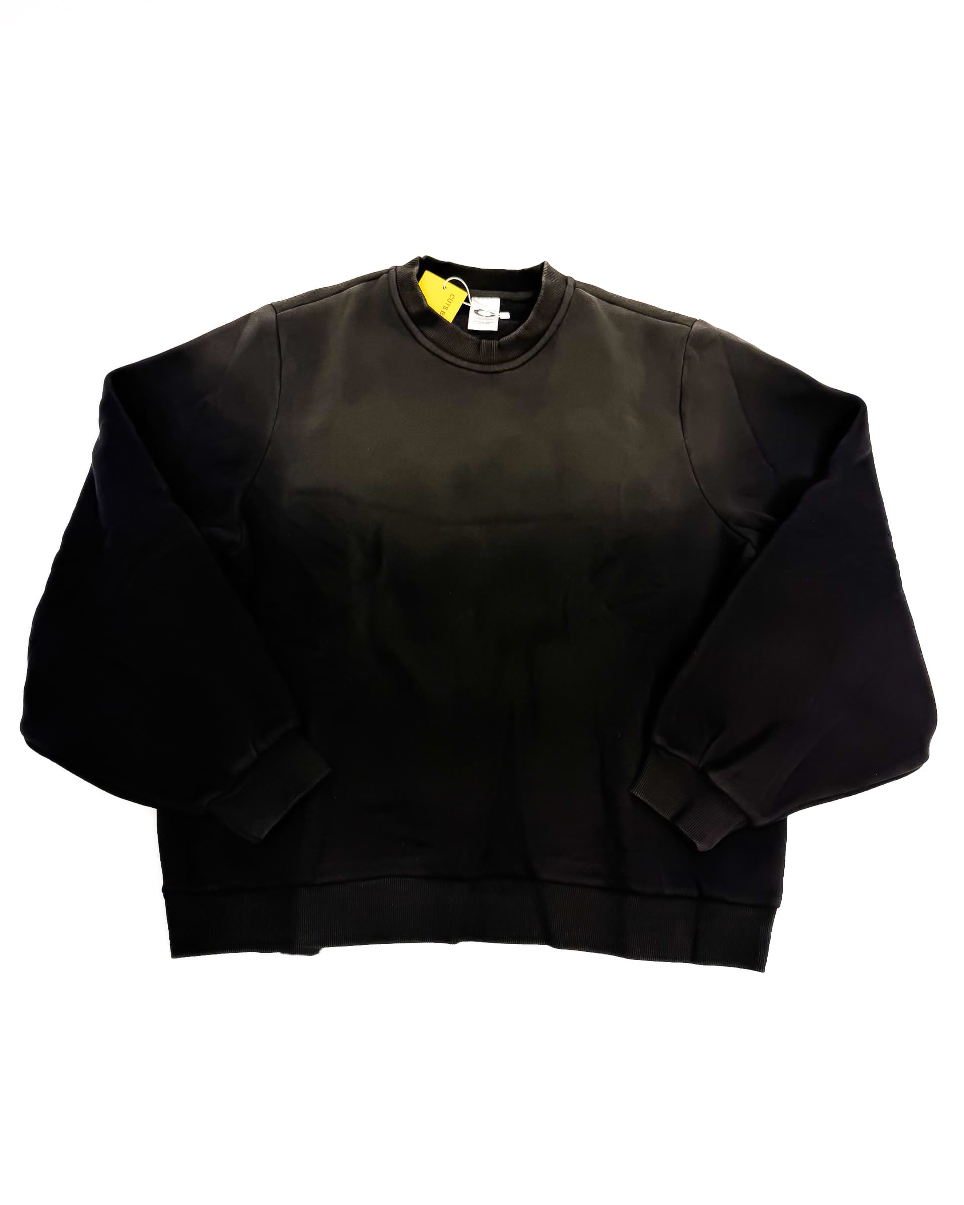 Plain black crewneck Sweatshirt
