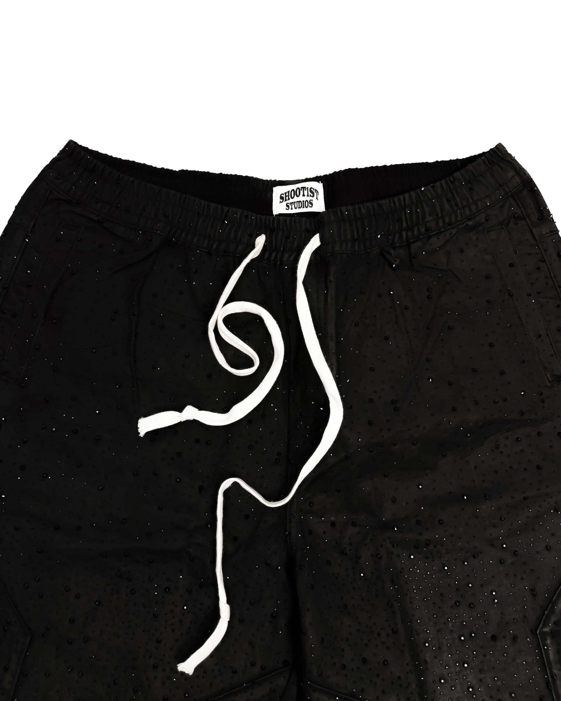 Shoot1st studios black rhinestone embellished Shorts