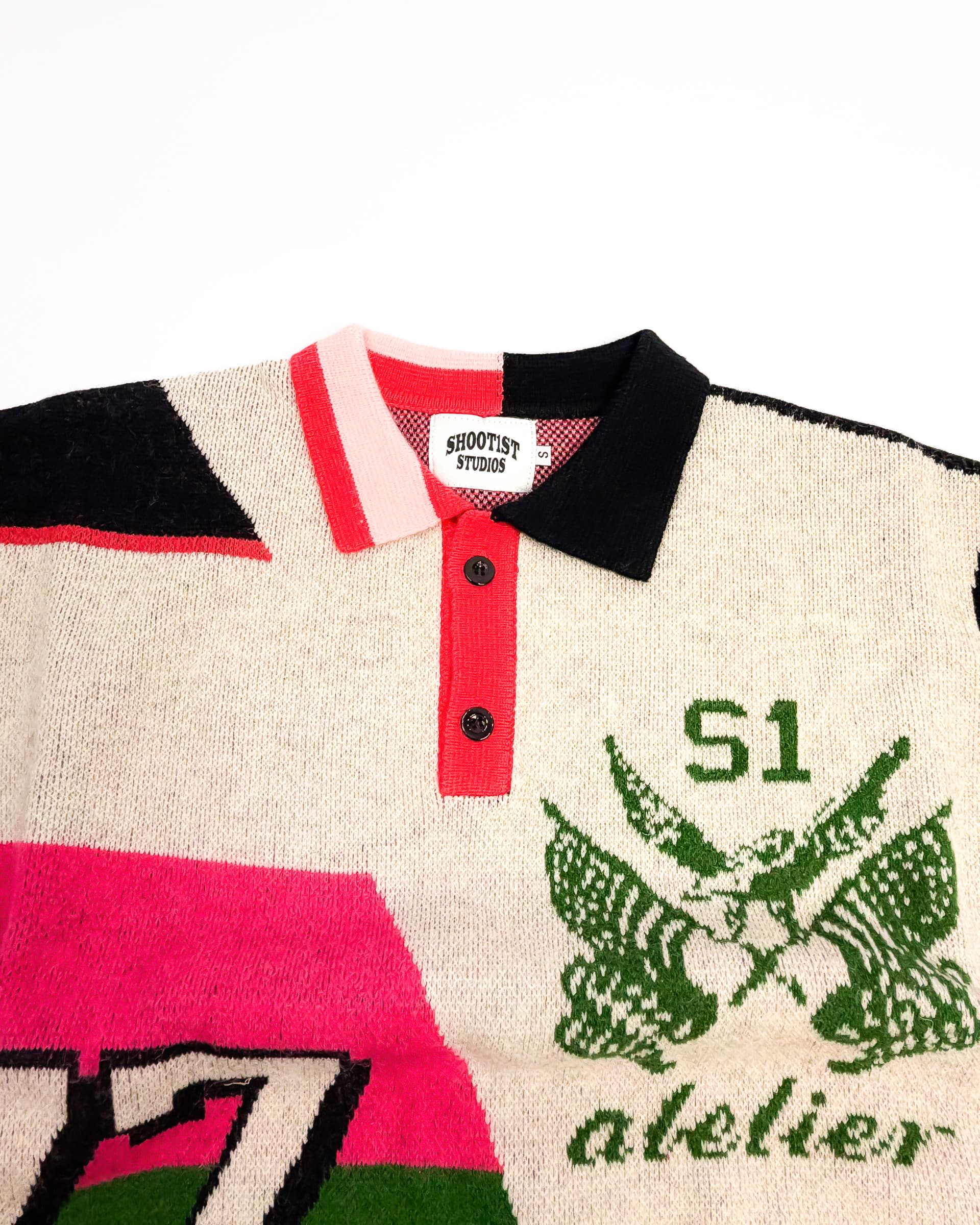Shoot1st Studios Derby Knit Polo Shirt