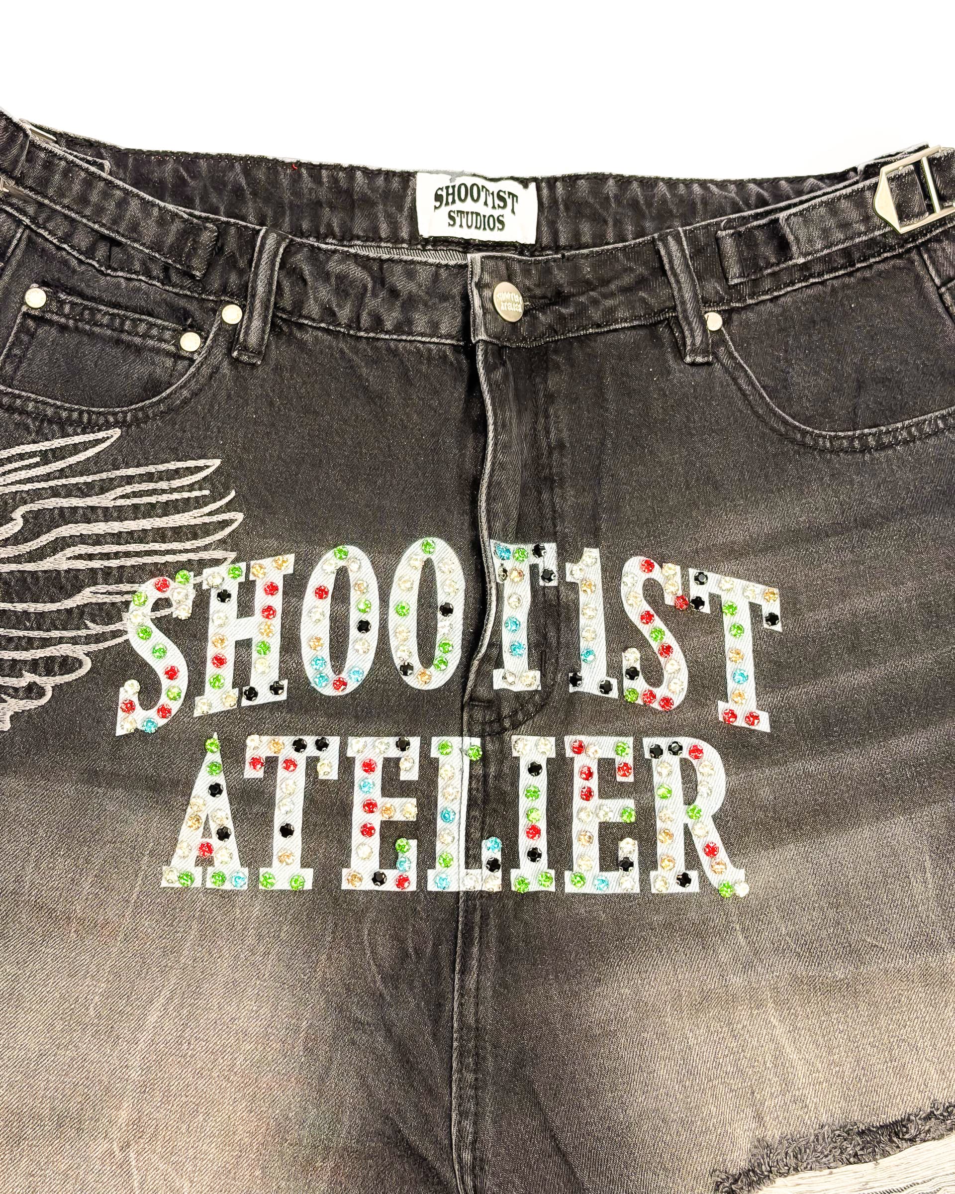 Shootist Atelier black baggy Denim