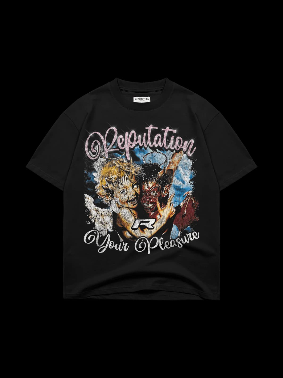 YOUR PLEASURE RHINESTONE TEE