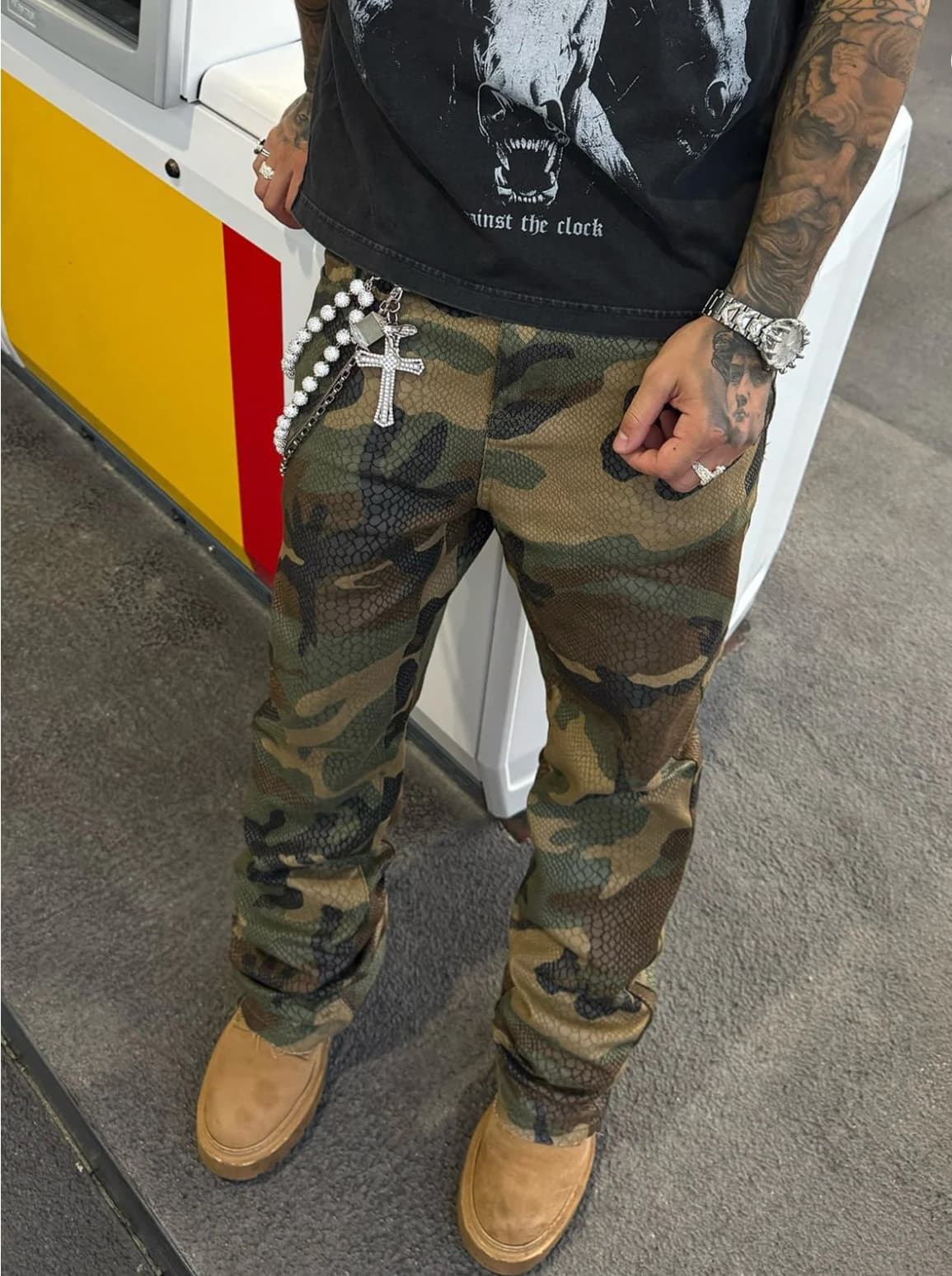 PYTHON CAMO DENIM