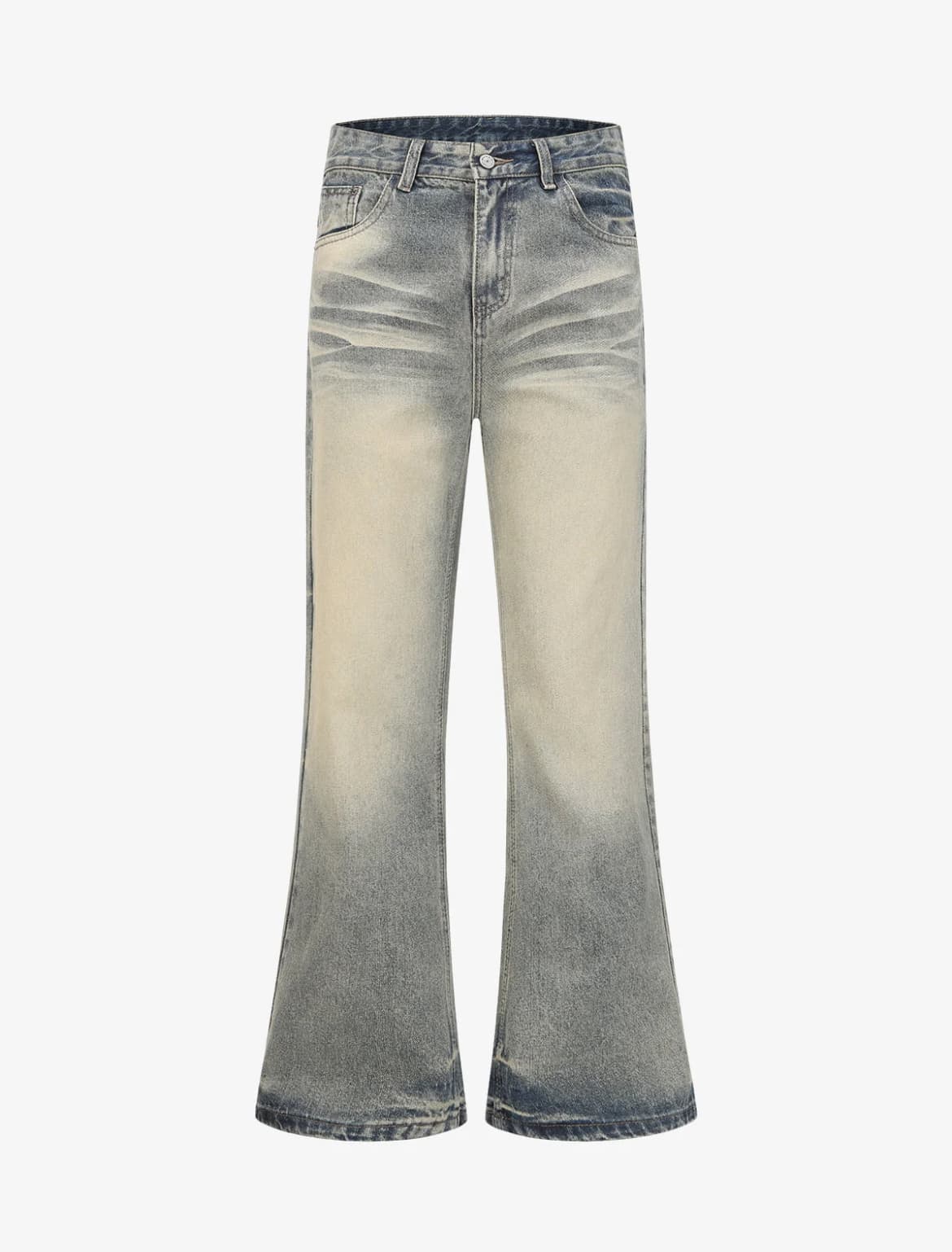 VINTAGE WASHED FLARE JEANS